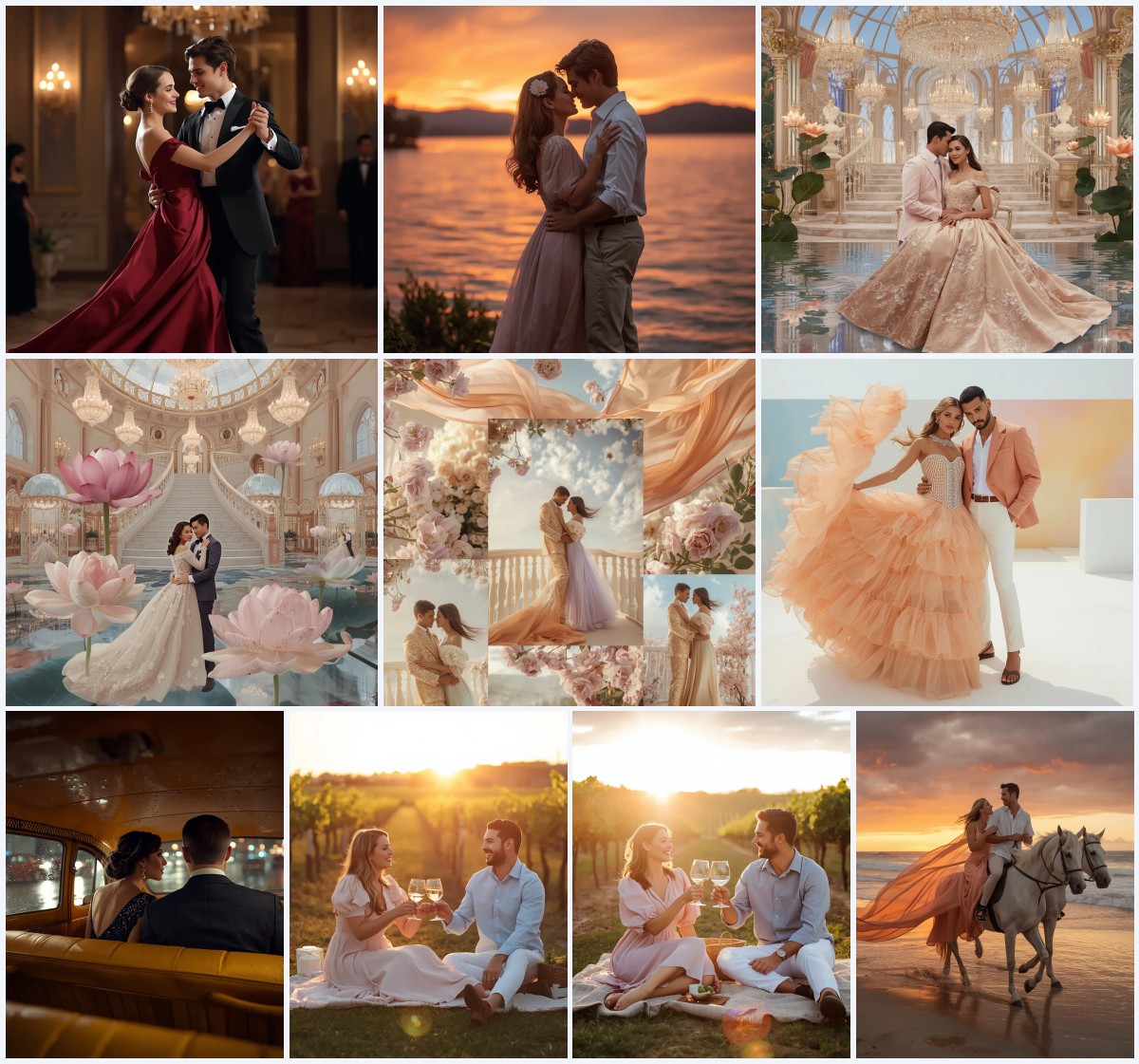 Best 10 Autumn Couple AI Prompts for Cozy Fall Photography with Rich Colors
